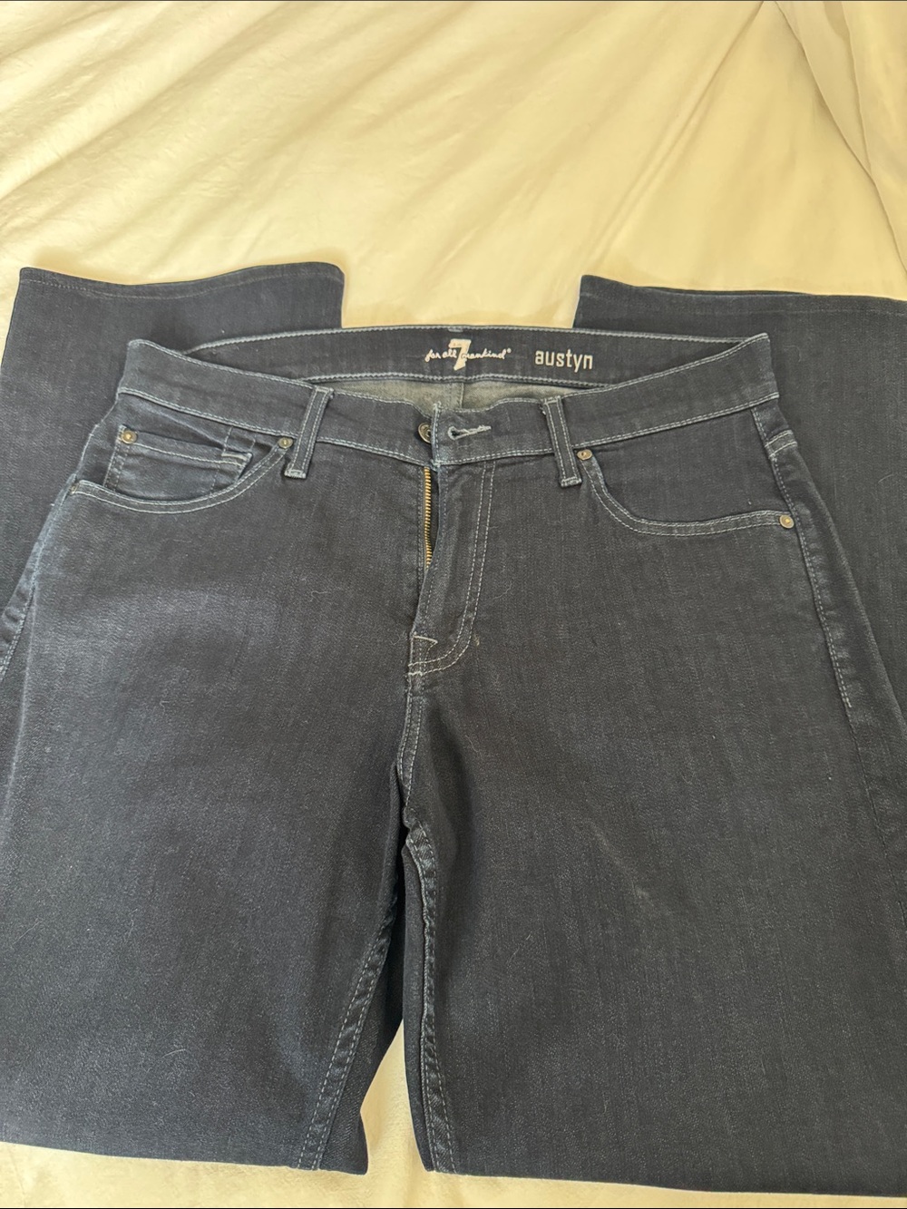 PAIGE Austyn Bootcut Jeans in Dark Navy